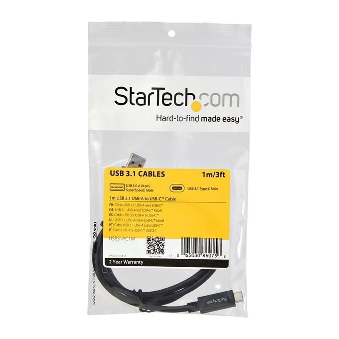 StarTech.com Cavo USB-A a USB-C USB 3.1 - 1m