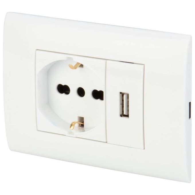 Poly Pool Placca Elettrica Bianco