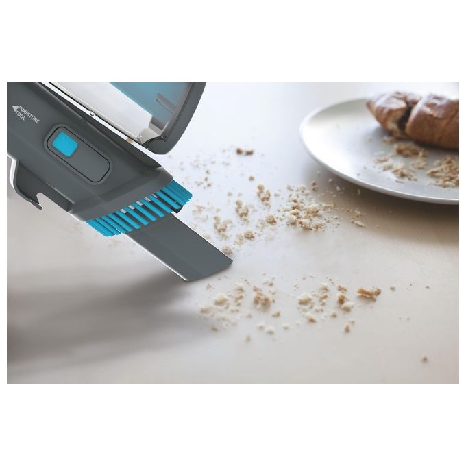 Hoover scopa elettrica senza fili h free 500 hydro plus 2in1 aspira lava 45min grigio
