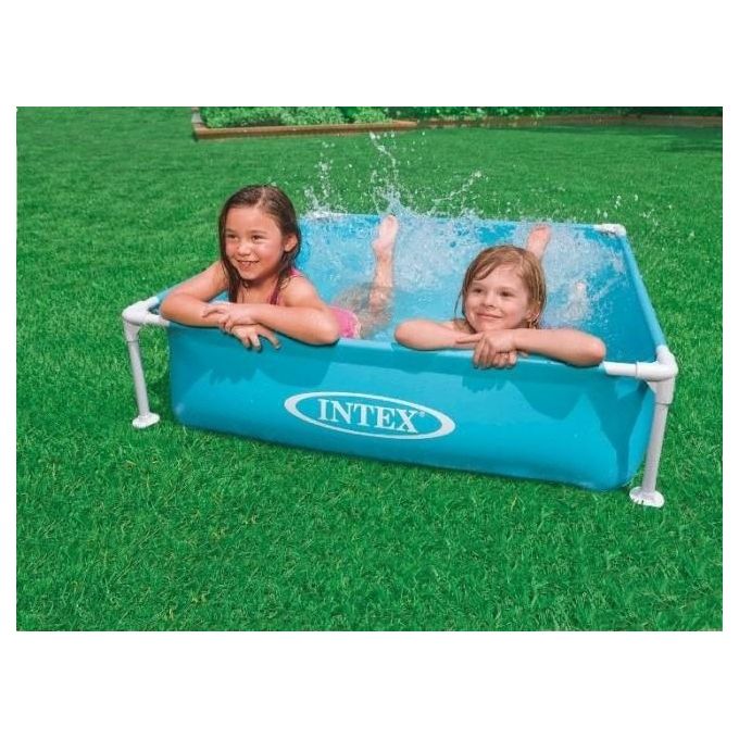 Intex Piscina Smontabile Mini Frame 122x122x30 cm Azzurra PVC 342 litri