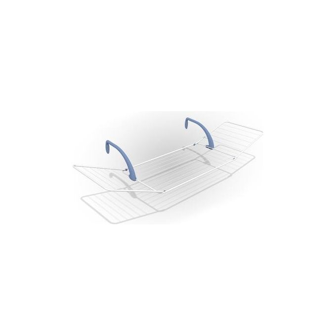 Vileda Brezza 200 Stendibiancheria da Balcone Estensibile in Acciaio Resina con 18 Metri di Superficie Stendibile Dimensioni 178x55x27 5 cm