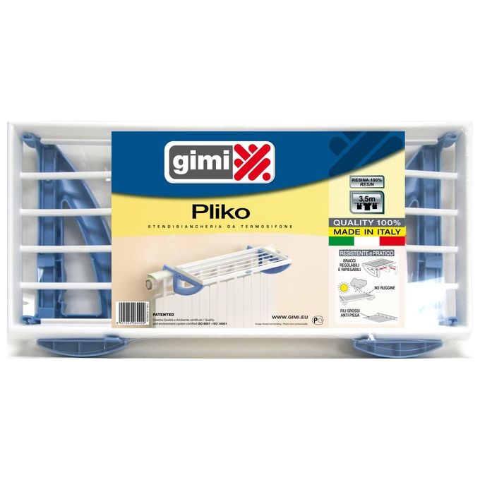 Vileda Stenditoio Pliko New per Termosifoni Vasche e Balconi 100% Resina Dimensioni L50xP36xH11 cm
