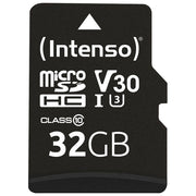 Intenso MicroSDHC con Adattatore 32Gb Uhs Classe 10