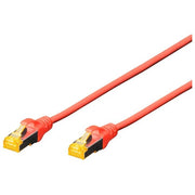 Digitus cavo rete s-ftp cat.6a doppia schermatura lsoh colore rosso mt. 20