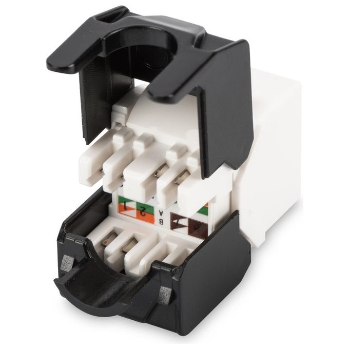 Digitus inserto jack utp non schermato rj45 cat. 6a toolfree