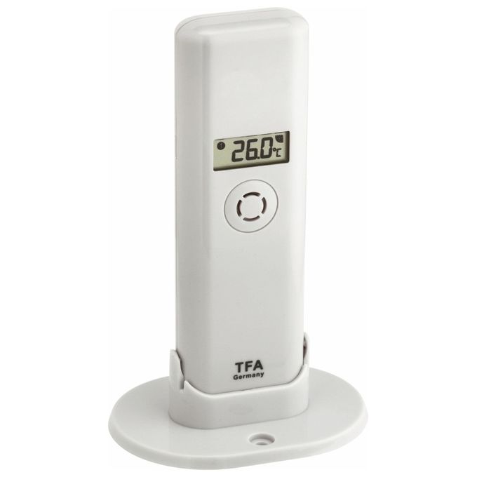 Tfa-Dostmann Weatherhub SmartHome Temperatura Sensore Supplementare Bianco