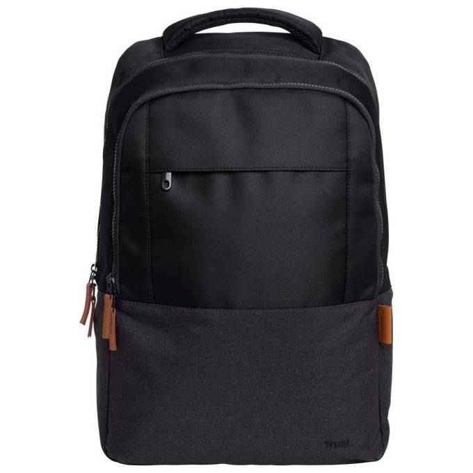Trust 25244 Lisboa Zaino per Notebook 16'' 3 Scomparti 23 L Materiale Riciclato RPET colore Nero