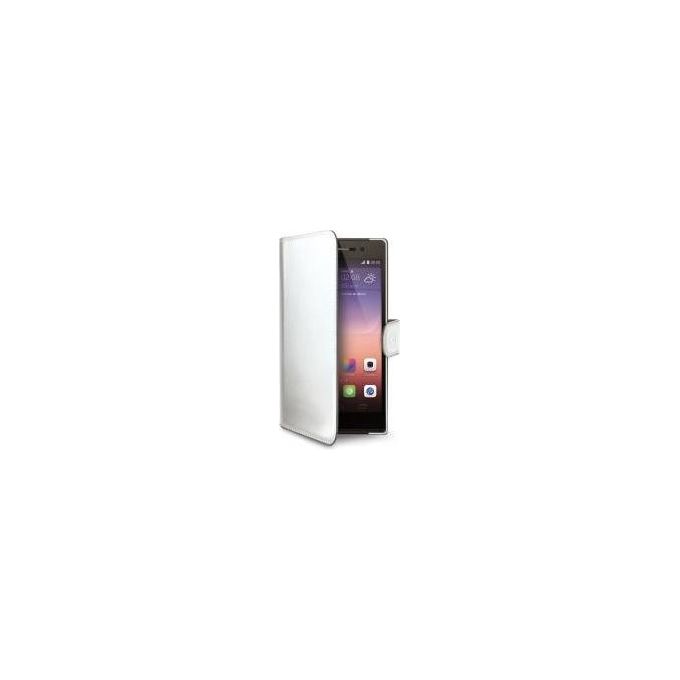 Celly Custodia ad Agenda Wally per Huawei Ascend P8, Bianco