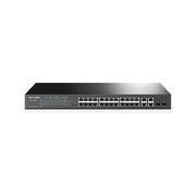 TP-LINK Smart PoE Switch T1500-28PCT Switch 24 x 10-100 (PoE) + 2 x SFP + 4 x 10-100-1000 montabile su rack PoE