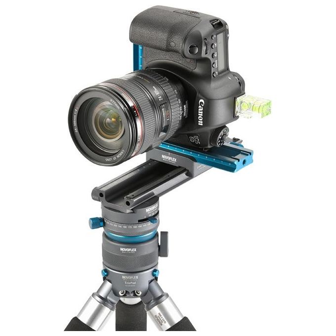 Novoflex VR-SYSTEM III Supporto per fotocamera per riprese panoramiche 360° con regolazione precisa 1-4 3-8'' colore Nero Blu