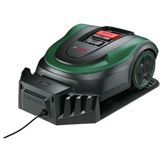 Bosch 06008B0302 Indego S+ 500 Robot rasaerba fino a 500 m² batteria 18 V autonomia 60 min motore brushless colore Verde e Nero