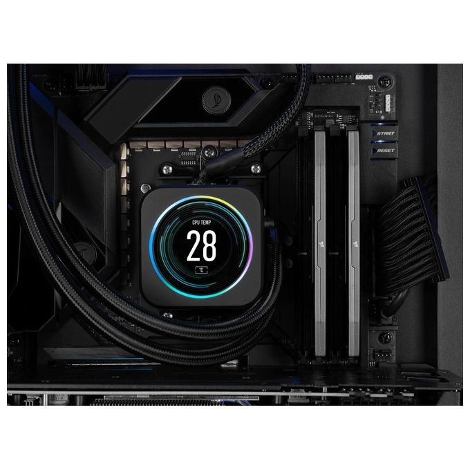 Corsair CMK16GX5M2B5200Z40 Vengeance Memoria RAM Kit DDR5 16GB 2x8GB 5200MHz CL40 Intel XMP AMD EXPO colore Grigio