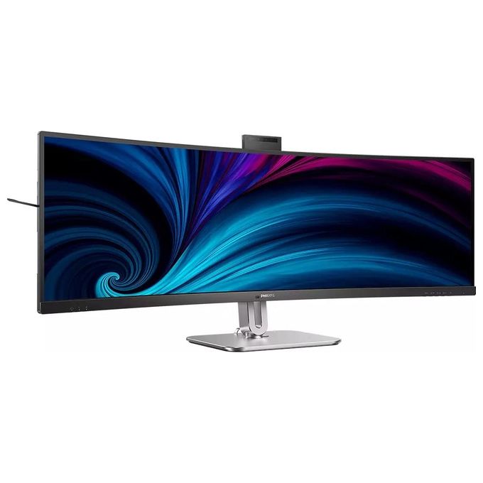 Philips 49B2U5900CH-00 Serie 5000 Monitor PC 49'' 32:9 Dual QHD VA LCD 4 ms USB-C Dock Webcam Altoparlanti Integrati colore Nero