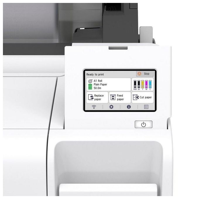 Canon 6248C003 imagePROGRAF TM-340 Stampante grandi formati Bubblejet A colori Risoluzione 2400 x 1200 DPI Wi-Fi Ethernet Touchscreen 4.3 pollici colore Nero