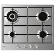 Candy CHW6BR4WPX Piano Cottura a Gas 4 Zone 60 cm Acciaio Inox