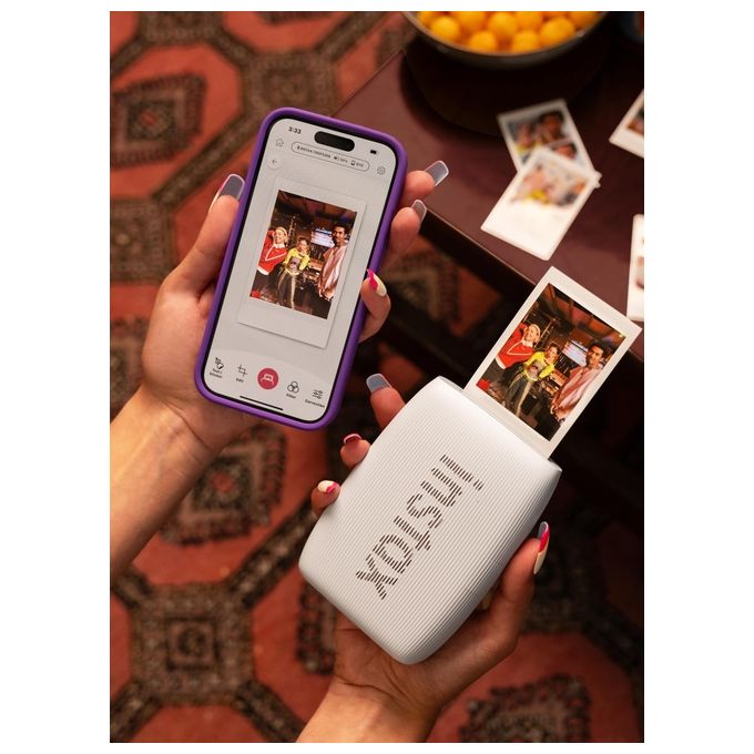 Fujifilm 16832077 Instax Mini Link 3 Stampante Fotografica Bluetooth 800x600 dpi 100 stampe per carica colore Bianco