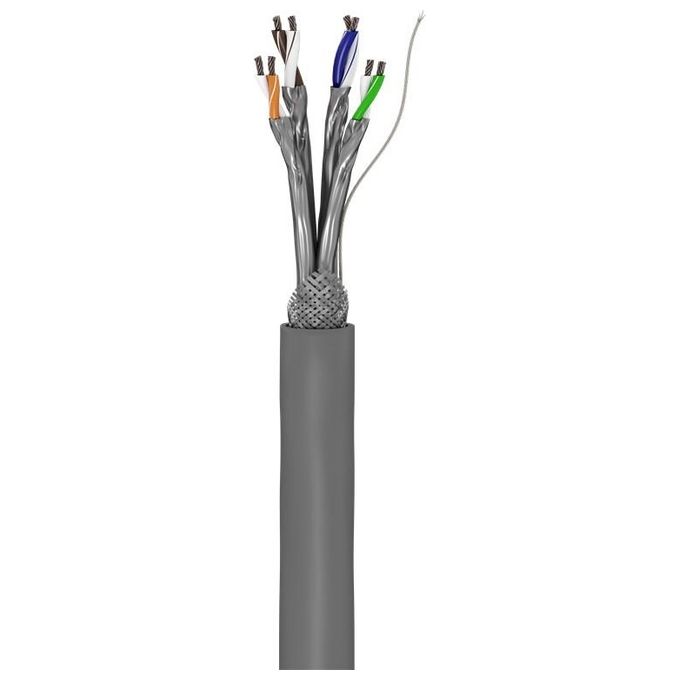 Wentronic 93954 Matassa Cavo Rete Cat 6 Schermato S-Ftp lszh Flessibile 100mt