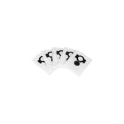 Nilfisk 107419592 Sacchetti Filtro per Attix 40 50 e Modelli Compatibili 5 Pezzi in Tessuto Non Tessuto colore Nero