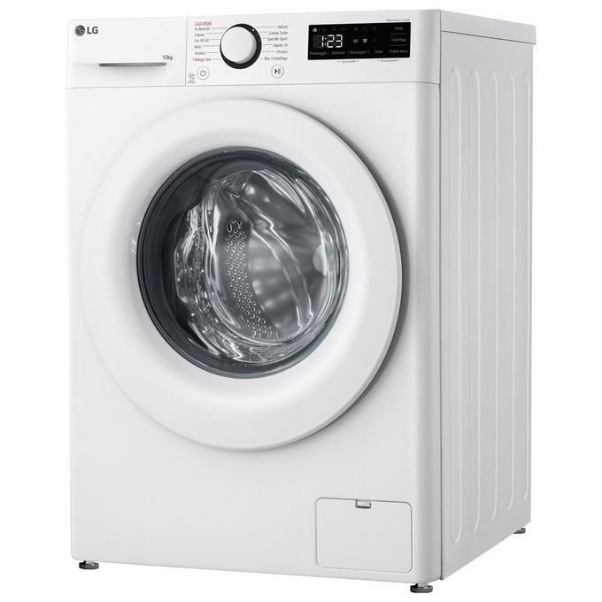 LG AI DD F4R3010NSWW Lavatrice Classe A -10% Carica Frontale Serie R3 Lavatrice 10kg 1400 giri AIWash Lavaggio a vapore Motore Direct Drive Smart Diagnosis Libera installazione Bianca