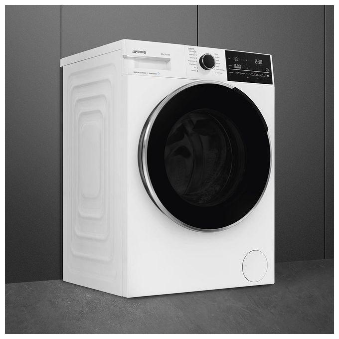 Smeg WDN854SLD Lavasciuga Libera Installazione 8-5 Kg 1400 rpm Classe D Motore Inverter Display LCD 15 Programmi (84x60x56 cm) colore Bianco