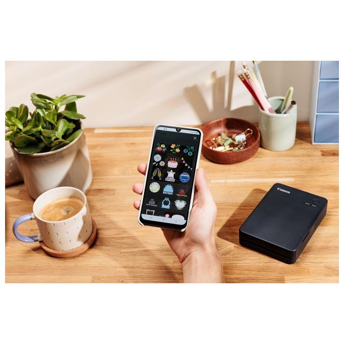 Canon QX20 BK SELPHY Stampante Fotografica Portatile Sublimazione Wi-Fi Bluetooth USB-C 287x287 DPI colore Nero
