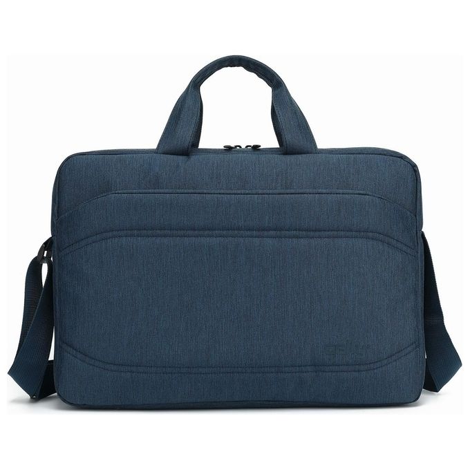 Celly MESSENGERBAGBL Borsa Messenger Porta PC Notebook 16'' 6 Scomparti Impermeabile colore Blu