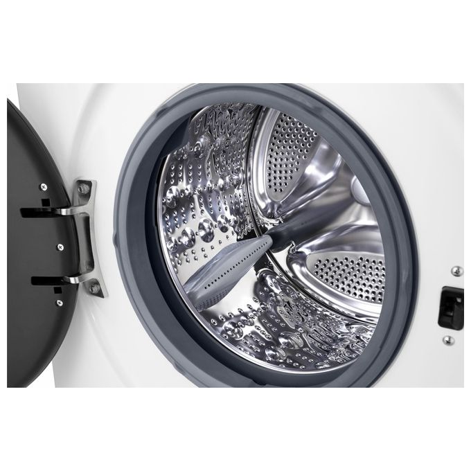 LG F4NX1009NWB Serie X1 - Lavatrice a carica frontale 9 kg, 1400 rpm, Classe A, 6 Motion Direct Drive, Allergy Care, Wi-Fi, (85x60x55 cm), Bianco