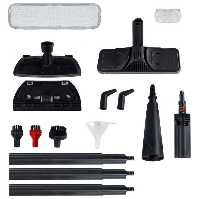 Polti PTEU0268 Vaporetto Smart 30_R Pulitore a Vapore Capacita' 1,6 Litri Potenza 1800 W Bianco-Rosso