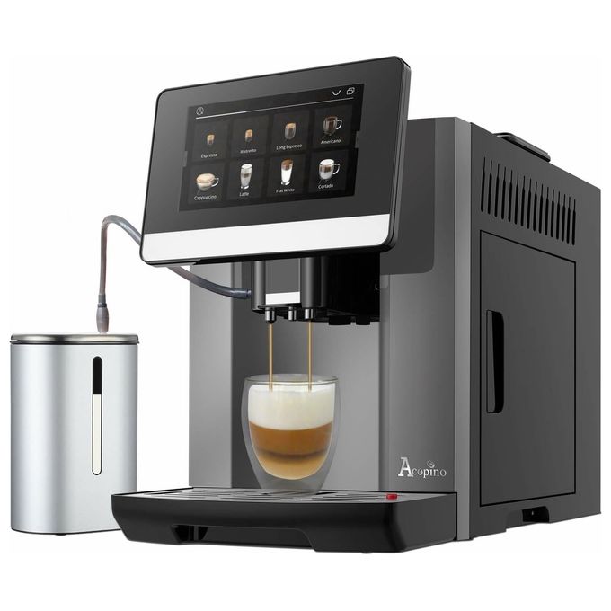 Acopino SW10184.1 Barletta Macchina da caffe' Automatica 1.8 L 19 bar 1500 W Montalatte Integrato Due Tazze Contemporaneamente colore Antracite