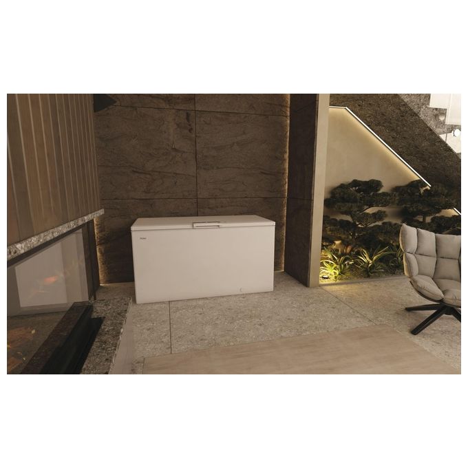 Haier HCE520E Serie 7 Congelatore a Pozzetto 508 L 89 cm Classe E 39 dB Fast Freeze Antibatterico colore Bianco