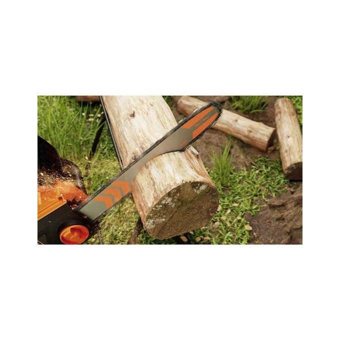 Black+decker BECS2040-QS Motosega Elettrica 2000W barra 40 cm lubrificazione automatica freno catena colore Arancione