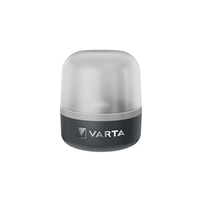 Varta 17670101111 Dynamo Lantern L10RH Lampada da Campeggio LED 50 lm ricaricabile USB-C manovella IP54 colore Grigio