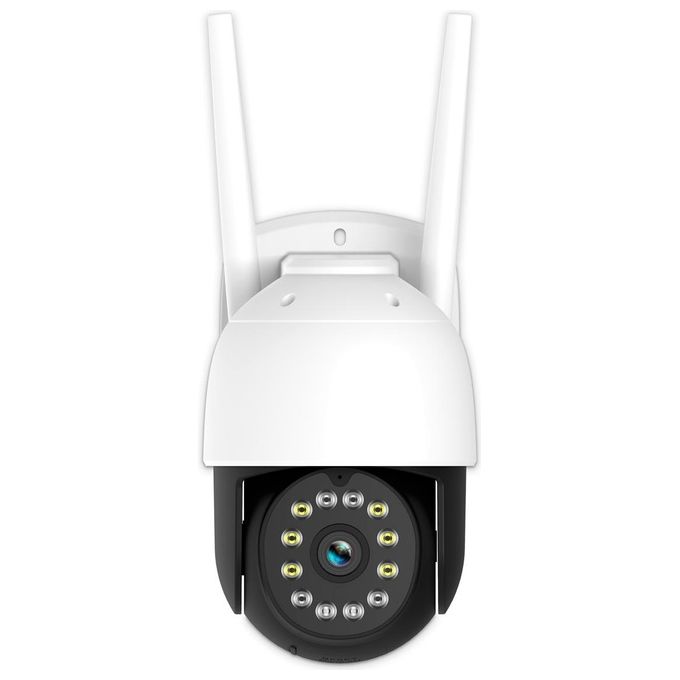 Atlantis Land A14-SC970-PT SmartCam Telecamera IP Motorizzata Outdoor 4MP 1440p Wi-Fi IP64 Audio 2 vie MicroSD 128GB colore Bianco