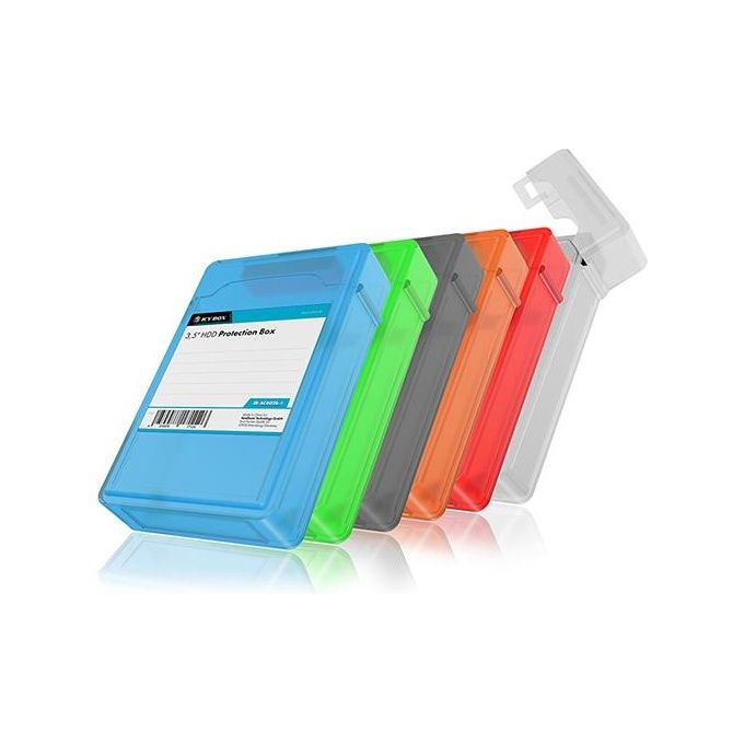 RaidSonic ICY BOX IB-AC602b-6 Cover in Plastica per Hard Disk 3.5'' 6 Pezzi