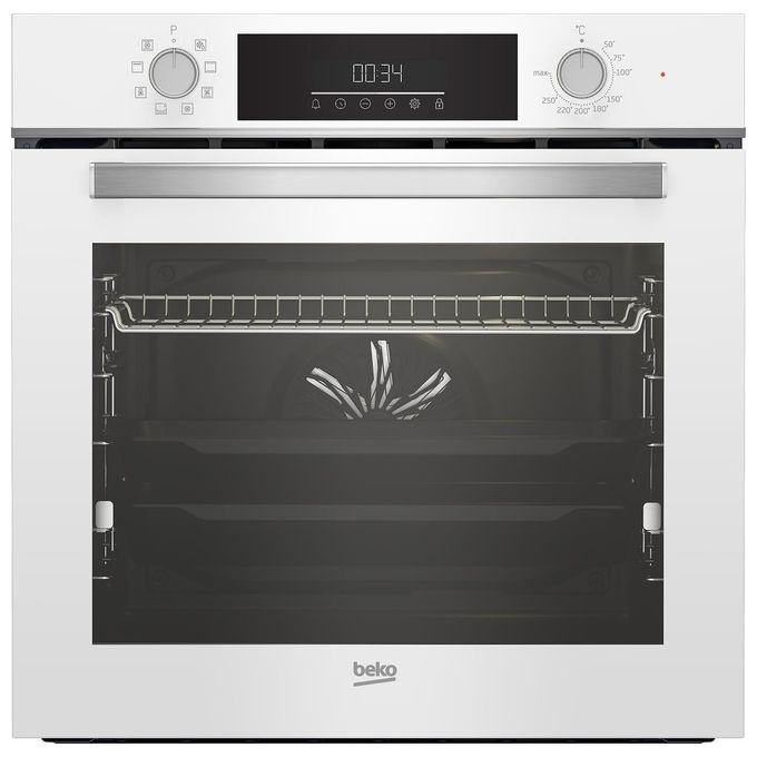 Beko BBIM14300WMS b300 Forno da incasso Elettrico Multifunzione 72 L Classe A 8 Funzioni Grill AeroPerfect HidroClean (59.5x59.4x56.7 cm) colore Bianco
