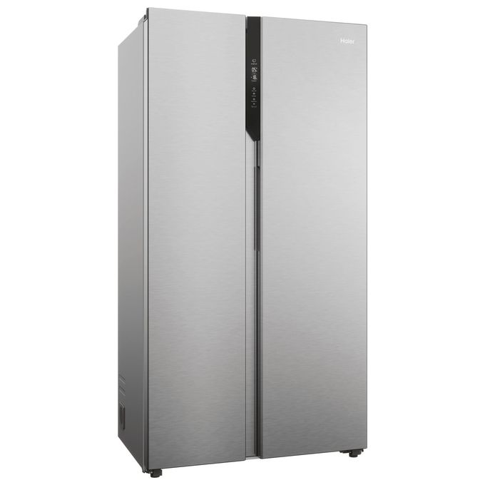 Haier HSR5918DNMP Serie 5 Frigorifero Side by Side 528 L 177,5 cm Classe D 38 dB Total No Frost Multi Airflow colore Platinum Inox