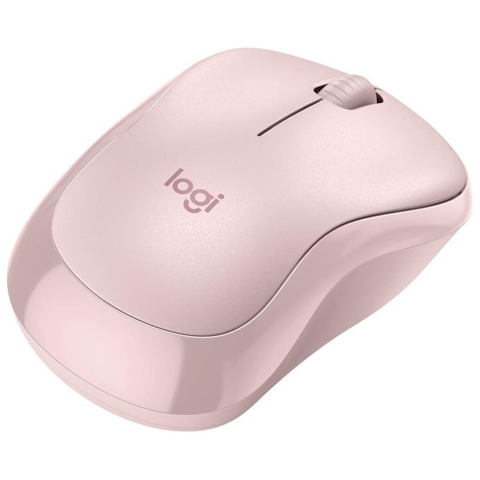 Logitech 910-007121 M240 Mouse Wireless Bluetooth Silenzioso Compatto Ambidestro Batteria 18 mesi colore Rosa