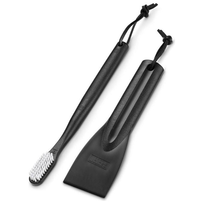 Weber 6202 KIT_ 2 Pezzi per Pulizia Barbecue a Gas Nero