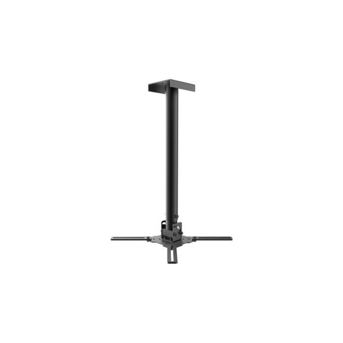 Meliconi 480862 Slimstyle 400CE Staffa Supporto da Soffitto per TV 14'' 65'' e Videoproiettori 35 Kg Rotazione 360° colore Nero