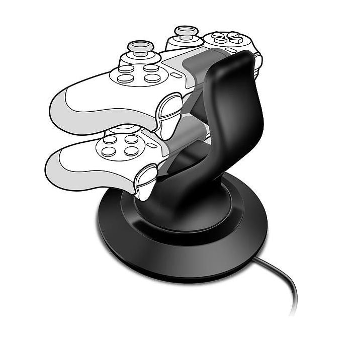 SpeedLink TwinDoc Charging System per PS4 Nero