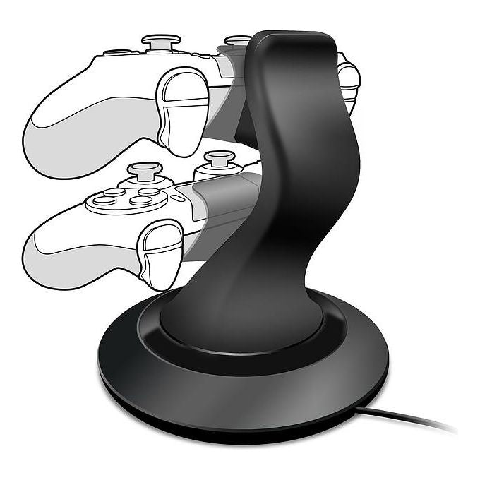 SpeedLink TwinDoc Charging System per PS4 Nero
