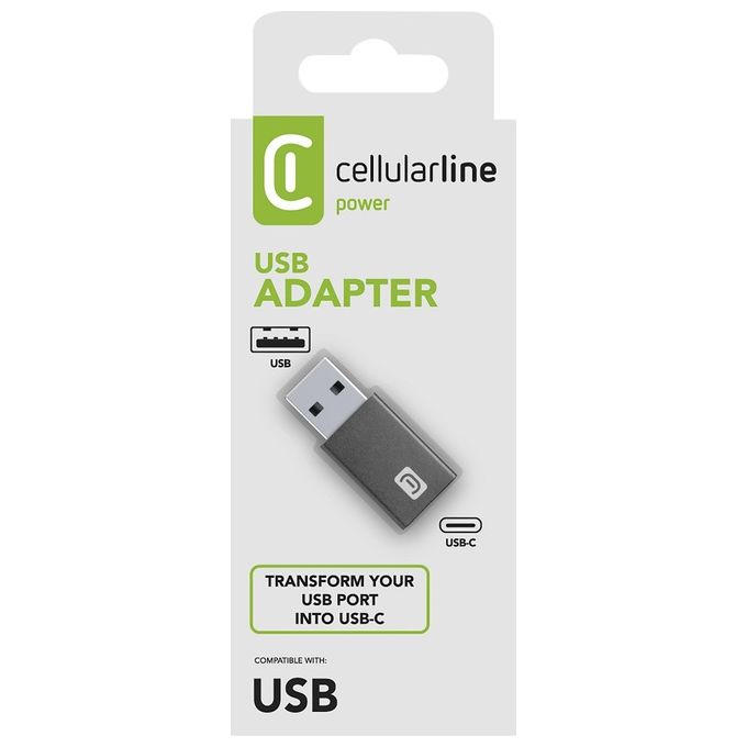 Cellular Line Adattatore da Usb-cC a Usb