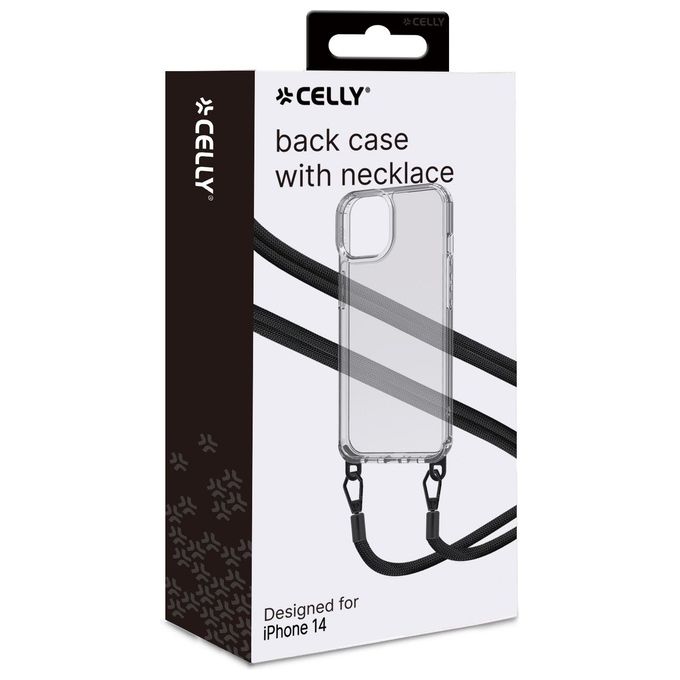 Celly Freedom Case e Lacet Nero per iPhone 14