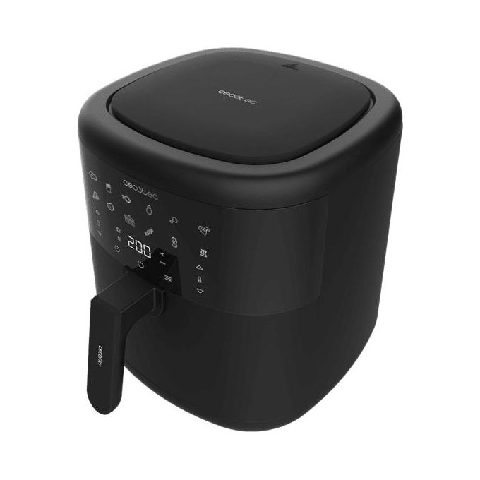Cecotec 04993 Cecofry Bombastik 6000 Full Friggitrice ad aria 6 L 1700 W 12 Programmi Display Touch colore Nero