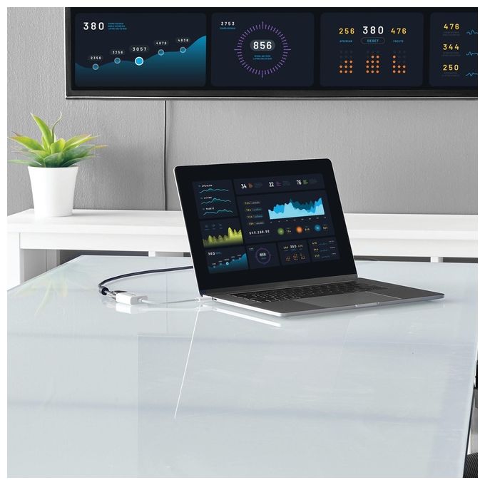 Startech adattatore usb-c a vga - convertitore video usb 3.1 type-c a vga - 1080p - Bianco
