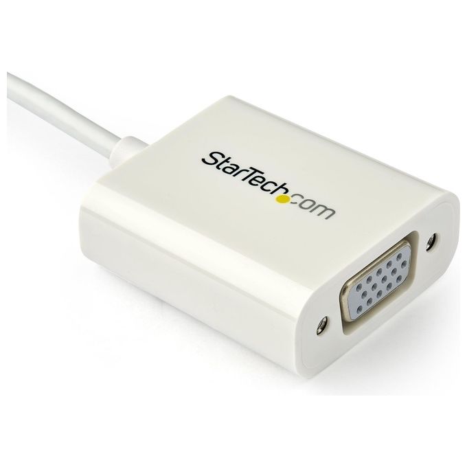 Startech adattatore usb-c a vga - convertitore video usb 3.1 type-c a vga - 1080p - Bianco
