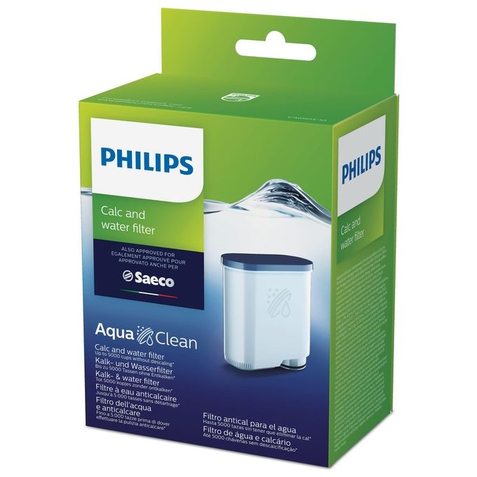Philips Original AquaClean Filtro Anticalcare e Acqua per Macchine da Caffe' Automatiche