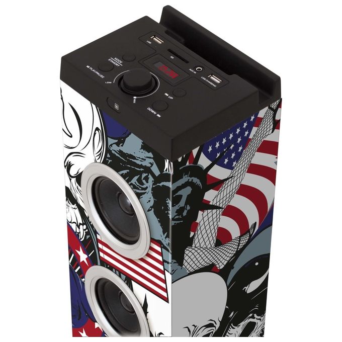 Big Ben Torre Multimediale Bt Docking +  Microfono Freegun