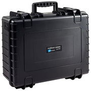 BandW International Type 6000 Custodia Rigida per Fotocamere da Esterni con Imbottitura e Divisori Nero