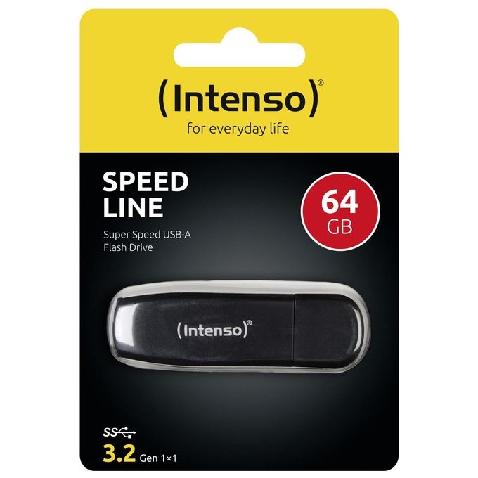 Intenso Pendrive 64gb 3.0 Speed line